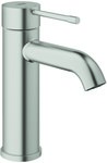 Bateria umywalkowa Grohe Essence jednouchwytowa, rozmiar S, stal nierdzewna, ogranicznik przepływu 5,7 l/min., głowica Ceramiczna 28 mm, bez zestawu odpływowego