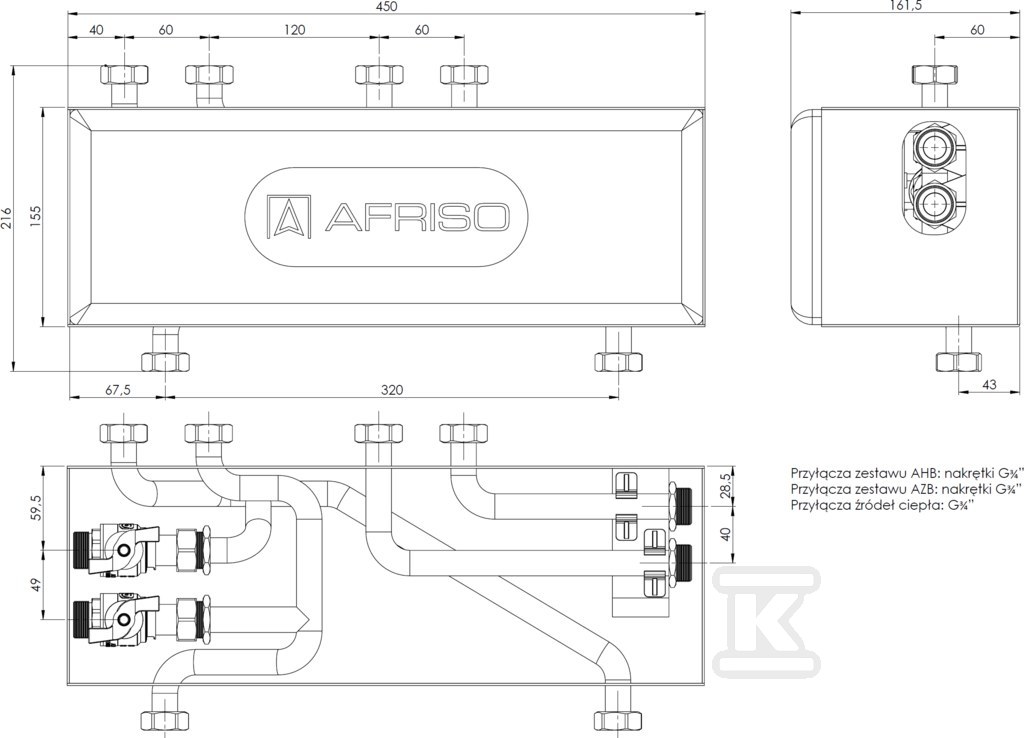 PrimoBox AJB 110 connector with - 7611000