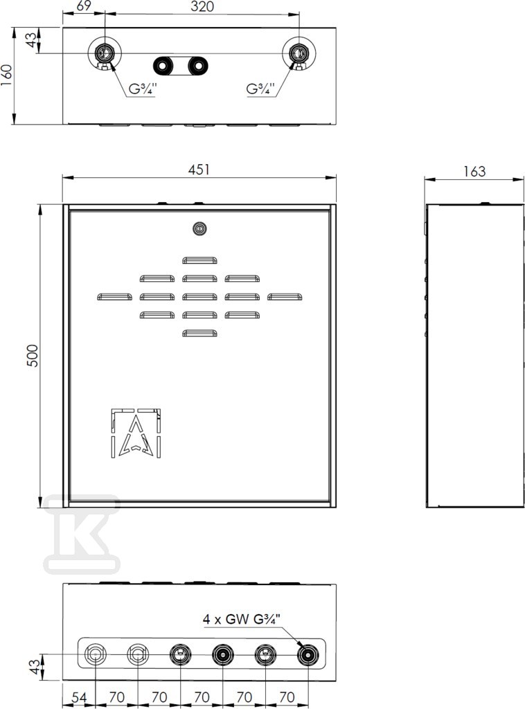 Zestaw mieszający PrimoBox AZB 211 w - 7621100