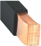 Szyna elastyczna izolowana MMC 15,5x0,8x10 124mm2 2m MOFLEX