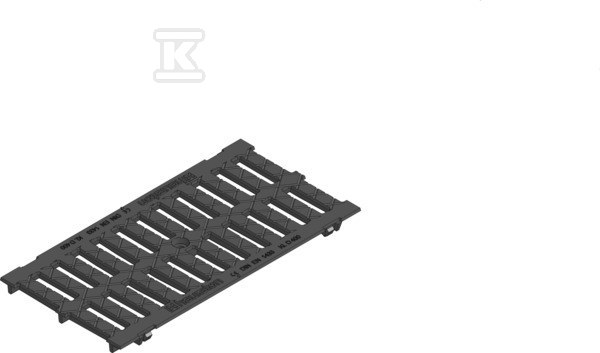 Cast iron grating FASERFIX KS 200, load - 12463
