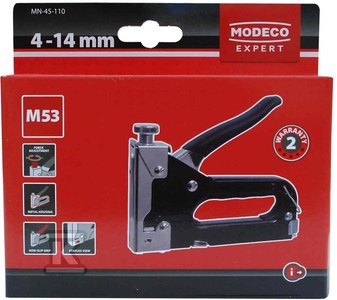 Степлер для оббивки Modeco Expert Profi 4-14 мм