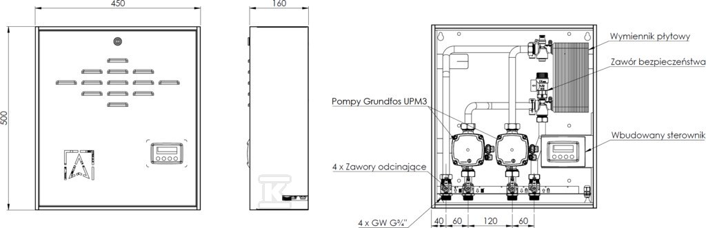 Oddeľovacia súprava PrimoBox AHB 620 v - 7662000