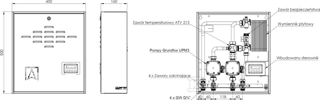 PrimoBox AHB 622 separation kit in the - 7662200