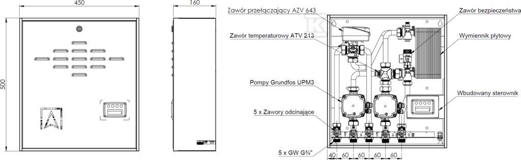 Zestaw separacyjny PrimoBox AHB 642 w - 7664200