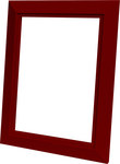 Декоративна рамка бордового кольору