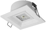 Corp de iluminat LOVATO P LED 3W (optică deschisă) 3h alb de unică folosință Cat. Nr.: LVPO/3W/C/3/SE/X/WH