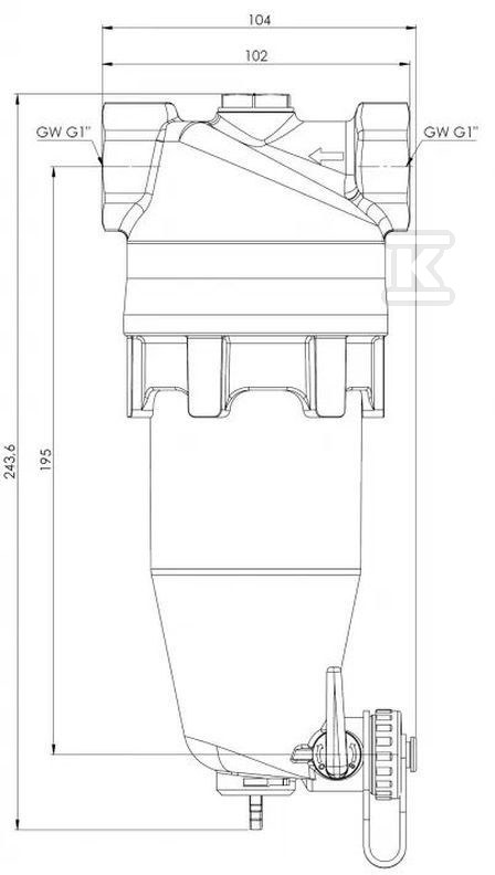 Magnetyczny separator zanieczyszczeń - 7718000