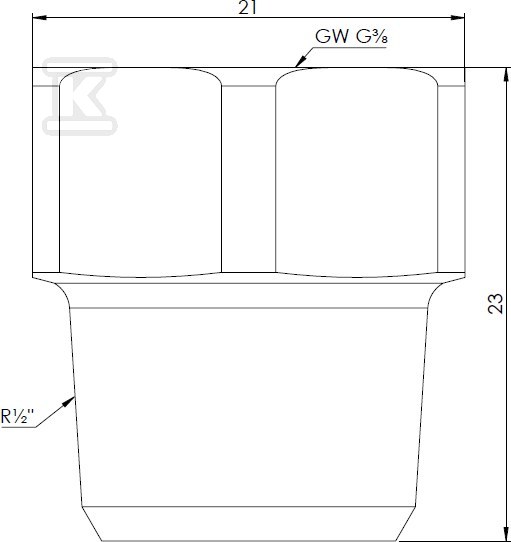 Breather shut-off valve, 1/2" GZ x 3/8" - 77723