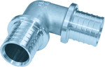 Connection nipple PEX-PEX elbow 90 degrees compression 125-125 6 bar steel