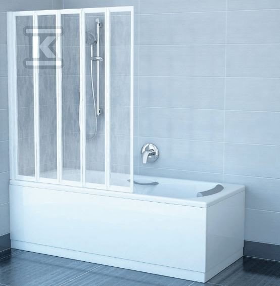 SUPERNOVA bath screen VS5 white styrene - 794E010041