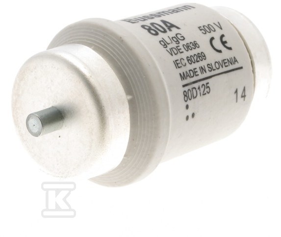 Вставка DIV 80A T GL/GG 500VAC E125 - 80D125