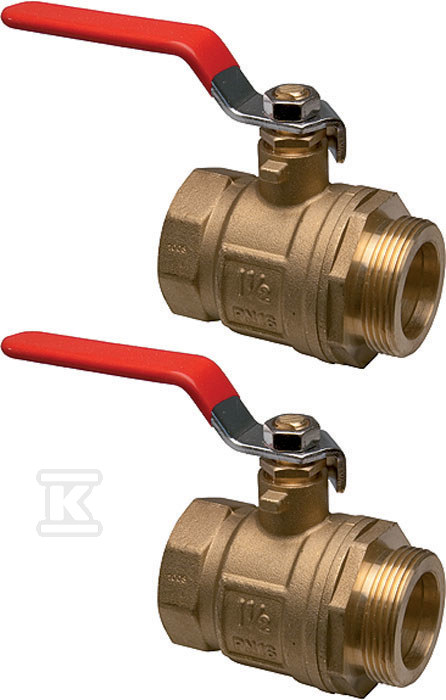 Uponor Magna set of ball valves 2x G 1 - 1030135