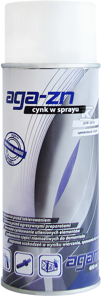 Zinkový sprej AGA-ZN 400ml - 1050005