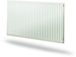 PURMO H20 500x1400 radiator, heating power: 1313W (75/65/20°C), steel hygienic plate radiator with side connection, without covers and grill, Purmo Hygiene Compact, white RAL9016