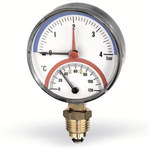 Thermomanometer F+R 818 R80/120stopni C, 0-4 bar with lower connection 1/2"