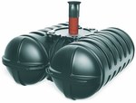 Underground PEHD tank for rainwater TWINBLOC 1500L