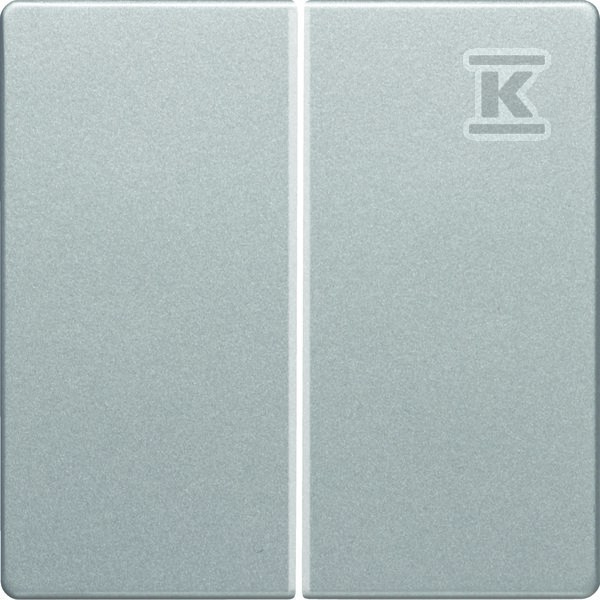 Przycisk 2-krotny alu aksamit, - 85142124
