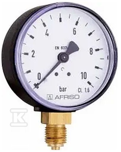 Manometr grzewczy RF80 rad 1/2 cala 0-1 - 85160201