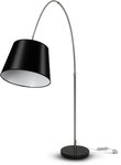 V-TAC E27 podna lampa crna 1920x1960mm VT-7451