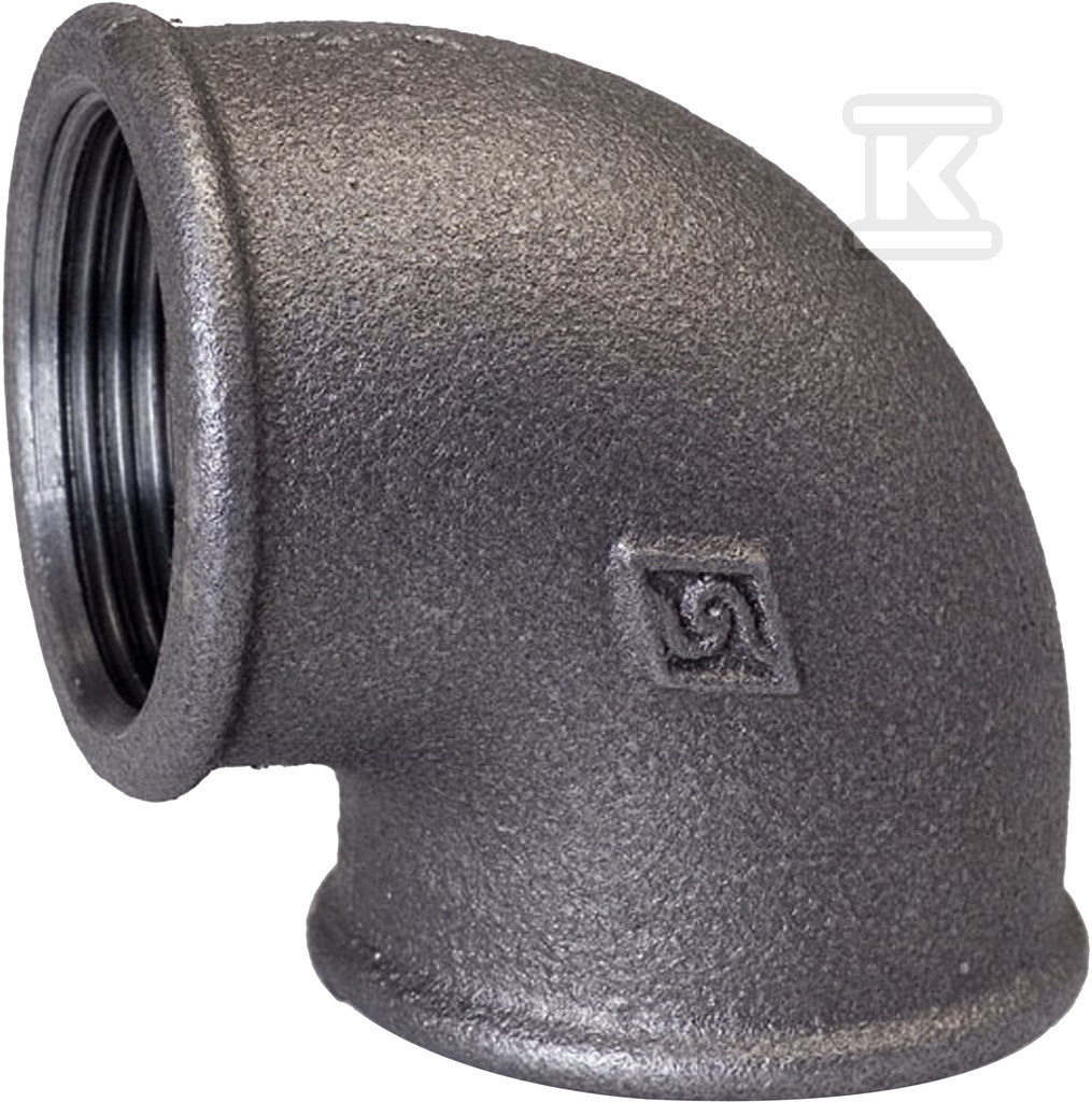 5/4 "black female elbow A1, NR 6, NO 90 - 90-7S