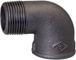 Nut-threaded elbow wz 1/2" black A4, NR 7, NR 92