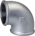 Female elbow 2 "galvanized A1, NR 6, NR 90