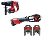 Zestaw promocyjny: zaciskarka ROMAX 4000 EU, M 15-22-28 i młot udarowy