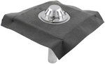 Gravity roof drain Ø75mm with stainless steel flange and additional roofing felt H 495mm