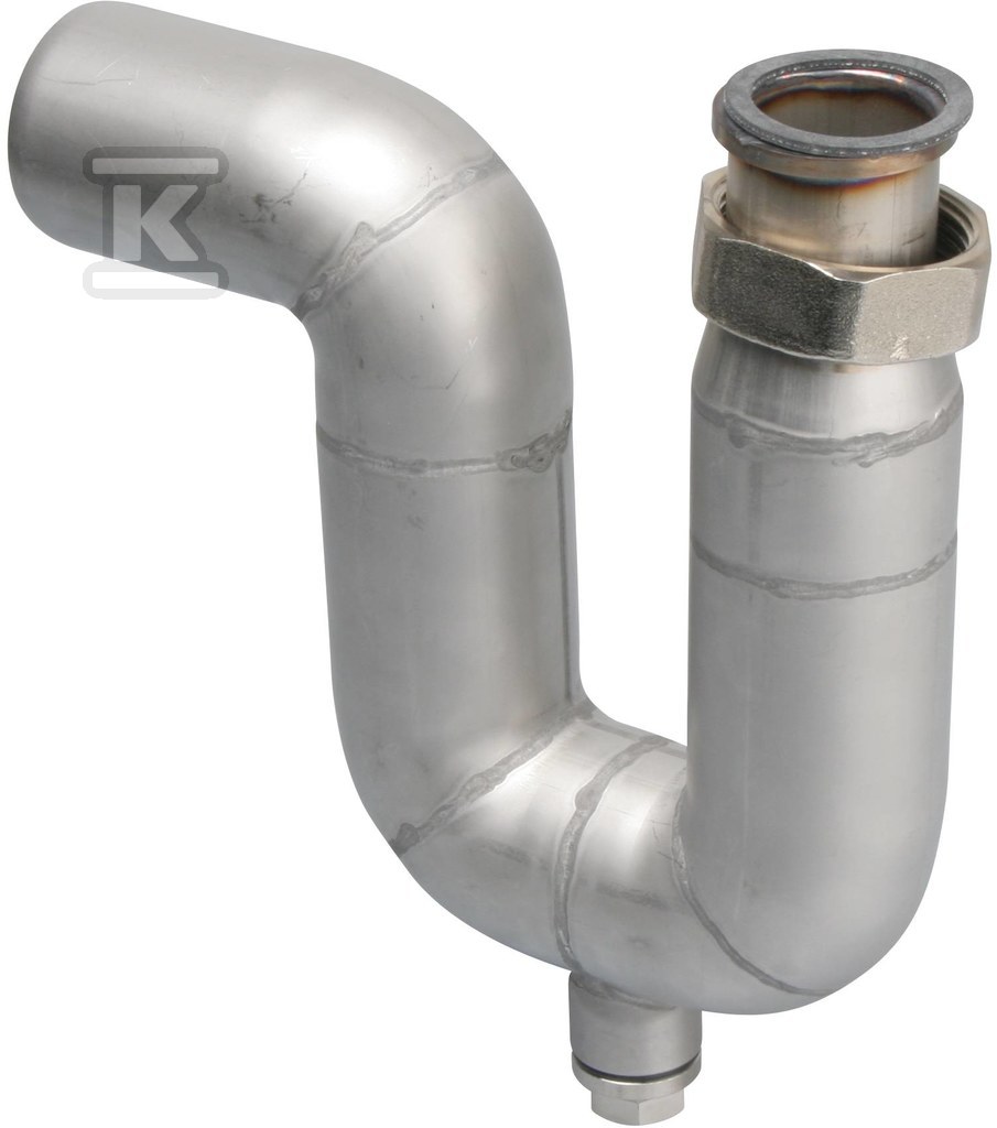 Elbow siphon 87.5 ° Pipe siphon "P" Ø - 525.040.050 S