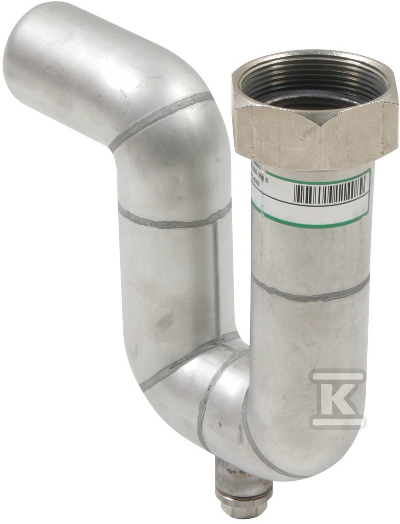 Elbow siphon 87.5 ° Pipe siphon "P" Ø - 525.050.050 S