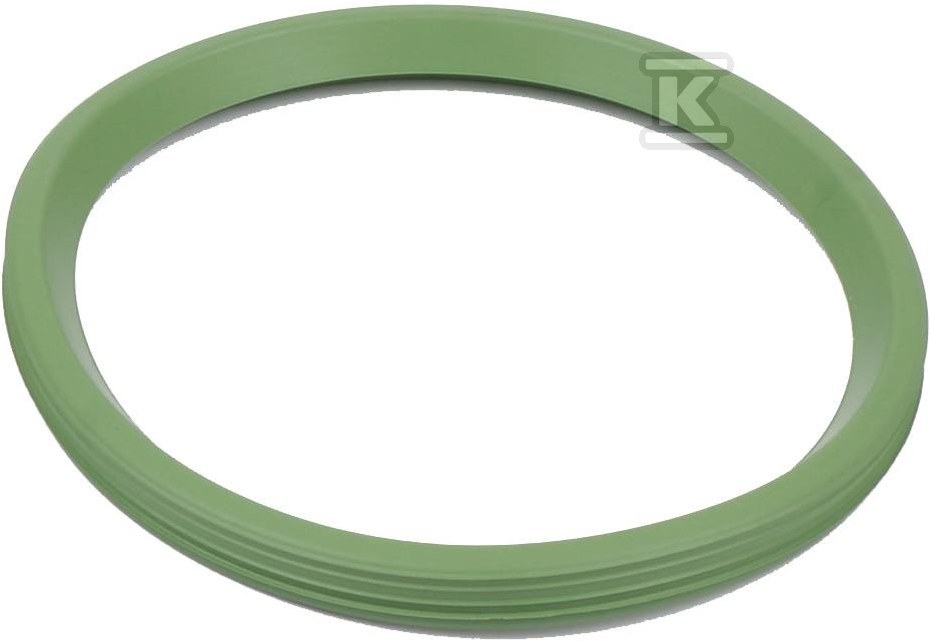 Green FPM gasket for high temperatures, - 801.FPM.075