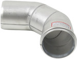 87.5 ° Large radius elbow Ø75 mm