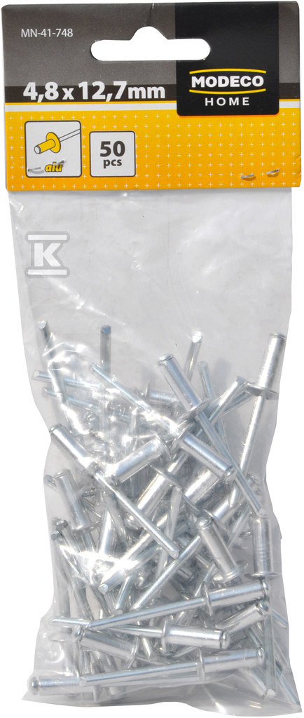 Rivets 4.8x12.7mm 50 pcs. - MN-41-748