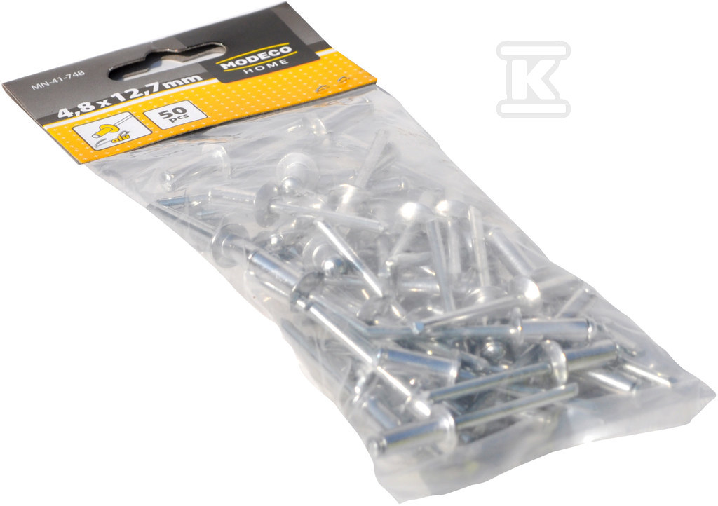 Rivets 4.8x12.7mm 50 pcs. - MN-41-748