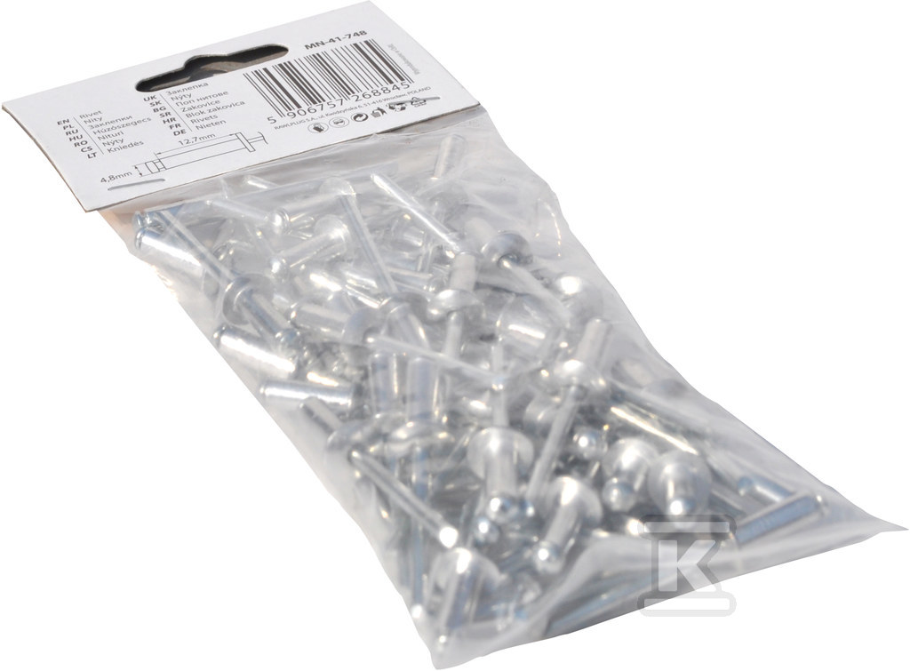 Rivets 4.8x12.7mm 50 pcs. - MN-41-748