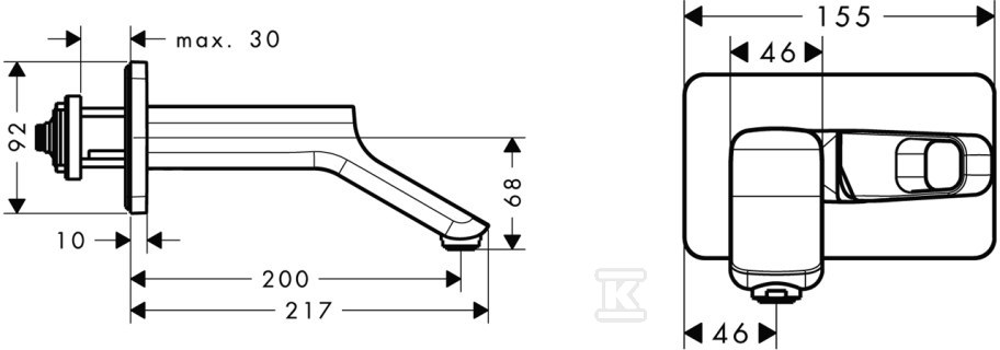 Hansgrohe AXOR Urquiola single lever - 11026000