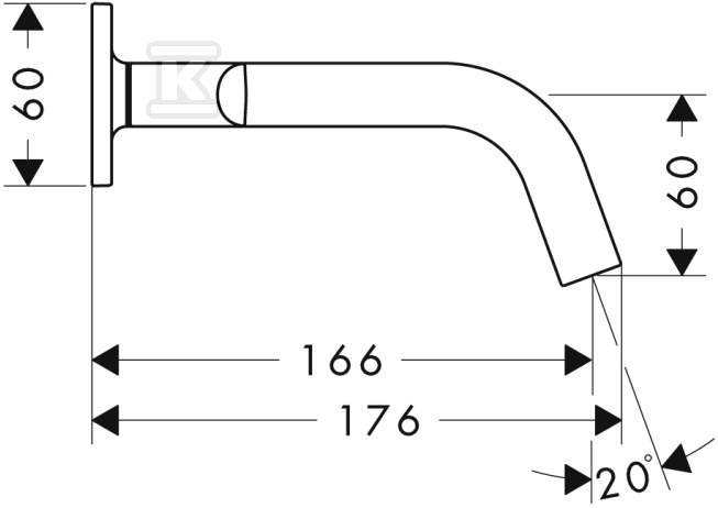 Bateria umywalkowa Hansgrohe Axor - 34313000