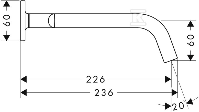 Bateria umywalkowa Hansgrohe Axor - 34315000