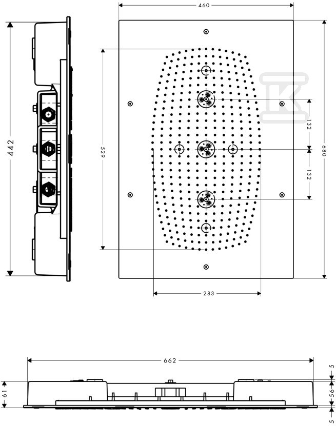 Deszczownica Hansgrohe Raindance - 28417000