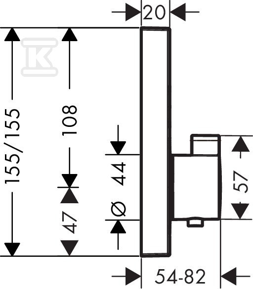 Bateria termostatyczna Hansgrohe - 15763000