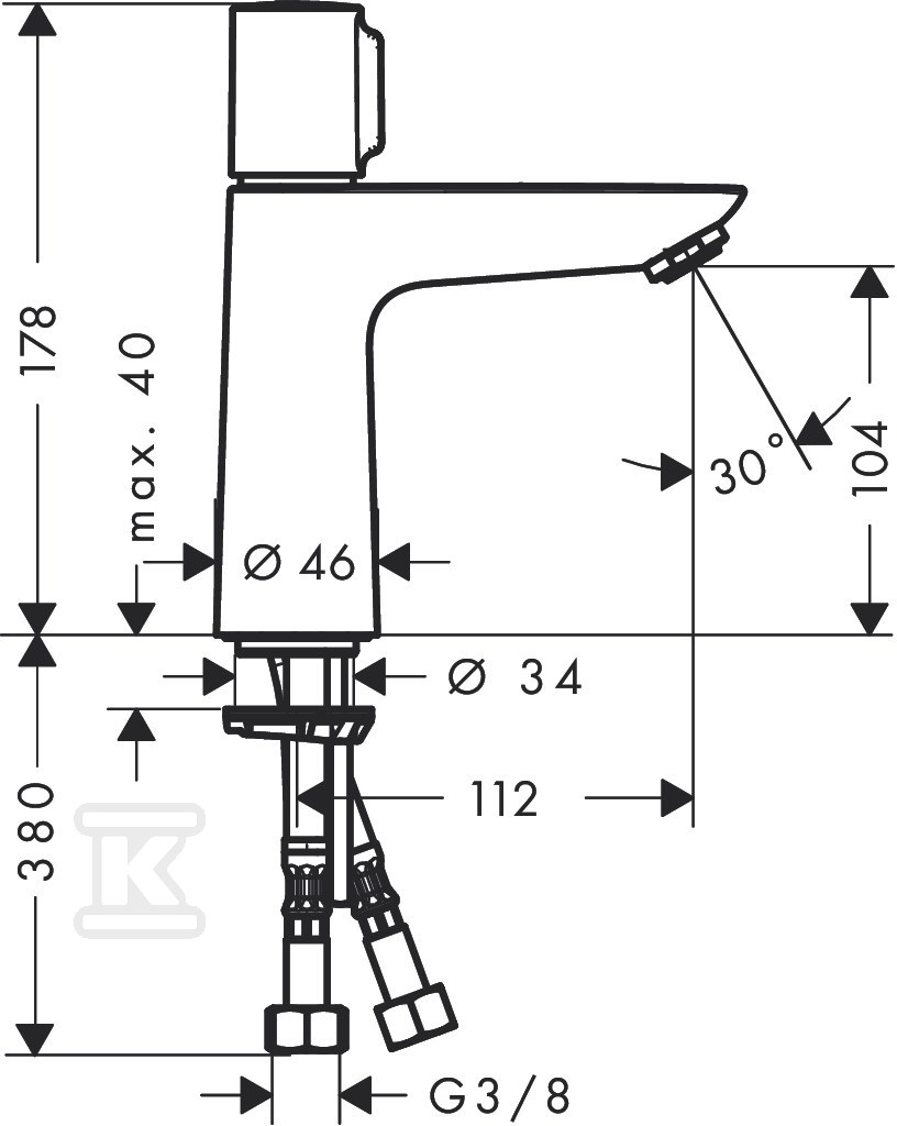 Bateria umywalkowa Hansgrohe Talis - 71751000