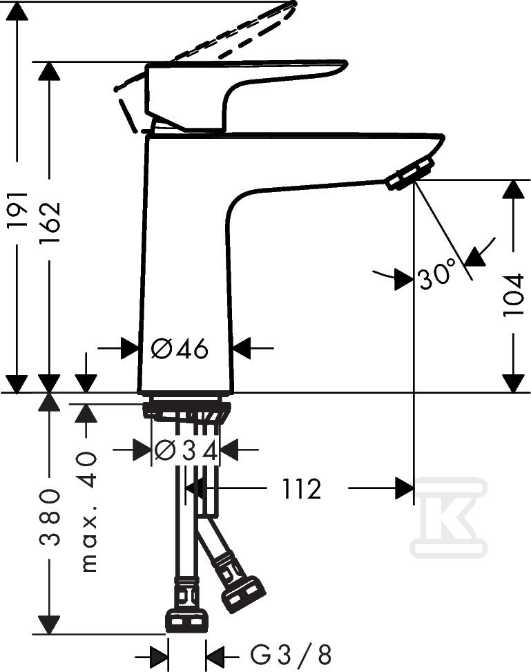 Hansgrohe Talis E jednopáková - 71711000