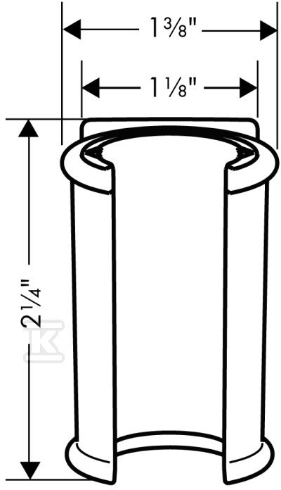 Hansgrohe Porter'Classic shower support - 28324000