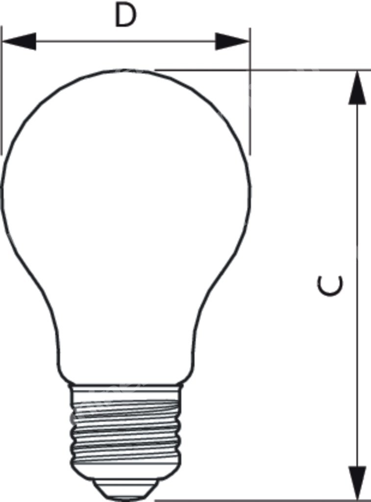 Bec LED PILA 10W=75W A60 E27 WW FR ND - 929002306531