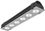 Oprawa przemysłowa LED High-Bay, Flash New 6x 50° 720mm 166W, 4000K, 21000lm, IP66, czarna