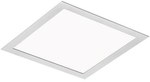 Oprawa LED typu panel, podtynkowa, Fuzo 240x240mm 17W, 4000K, 1780lm, OPAL, IP44, szara