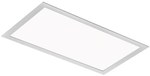 Oprawa LED typu panel, podtynkowa, Fuzo 420x240mm 18W, 3000K, 2020lm, OPAL, IP44, szara