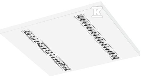 Oprawa rastrowa 2xLED, natynkowa, - BV002.1133.830.A000