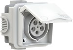 Розетка вбудована Дизайн 16A 3P+Z+N 400V IP44
